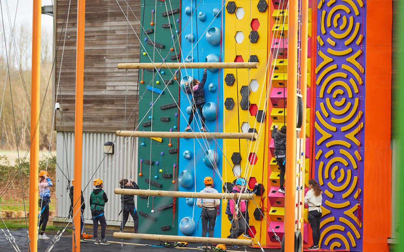 High ropes adventure