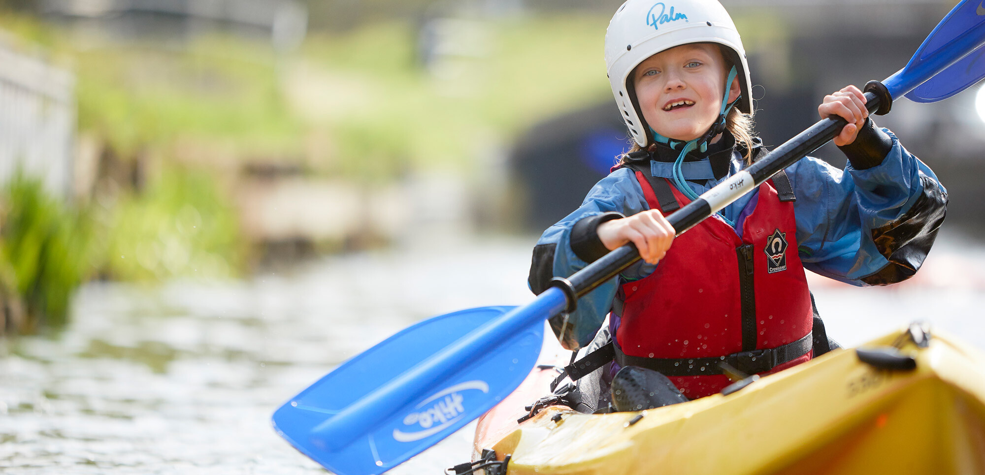 Girl Kayaking